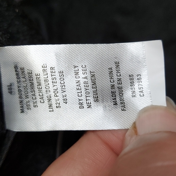 Nordstrom Signature Men's Trim Fit Wool & Cashmere Overcoat - Picture 9 of 10